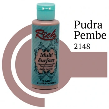 Rich Multi Surface 2148 Pudra Pembe Akrilik Boya 120 cc