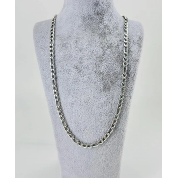 Rodyum Çelik Erkek Kolye 60 Cm - Ekl0008