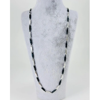 Rodyum Çelik Erkek Kolye 60 Cm - Ekl0025