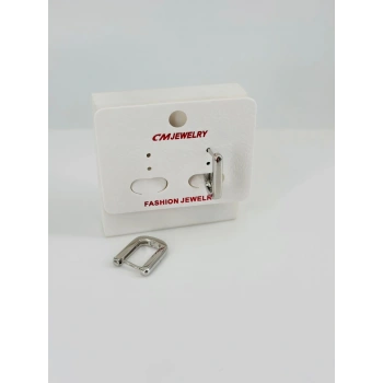Rodyum Pirinç Küpeler - Kp00517