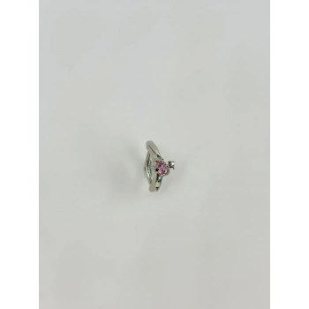 Rodyum Zirkon  Taşlı Çelik Göbek - Pg0006