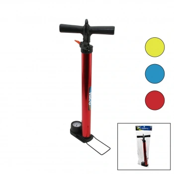 SAATLİ İRAN EL POMPASI METAL GÖVDE PLASTİK KOL - ALTLIK 55 CM TOP - BİSİKLET - MOTOR (5324)