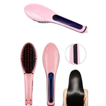 Saç Fırça Akıllı LCD Ekran Pratik Saç Düzleştirici Tarak Pratik Taşınabilir