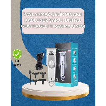 Saç Ve Sakal Kesme Makinesi – Şarjlı, Profesyonel Performans, Ayarlanabilir Uzunluk