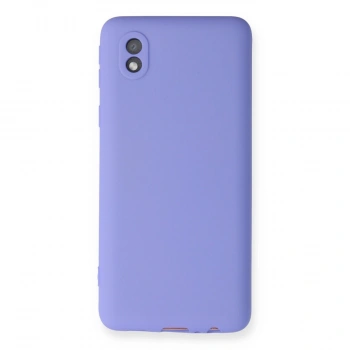 Samsung Galaxy A01 Core Kılıf First Silikon - Lila