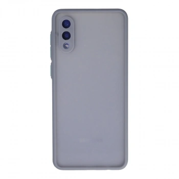 Samsung Galaxy A02 Kılıf Montreal Silikon Kapak - Gri