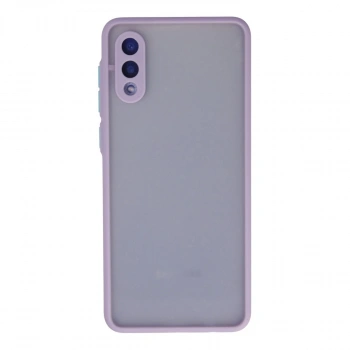 Samsung Galaxy A02 Kılıf Montreal Silikon Kapak - Mor
