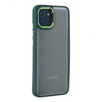 Samsung Galaxy A03 Kılıf Dora Kapak - Haki Yeşil