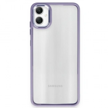 Samsung Galaxy A05 Kılıf Power Silikon - Lila