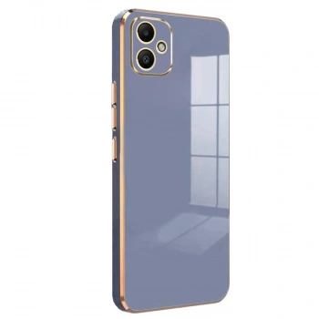 Samsung Galaxy A05 Kılıf Volet Silikon - Mavi