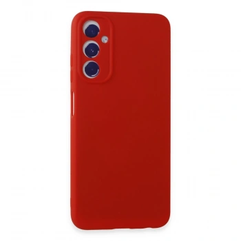 Samsung Galaxy A05s Kılıf First Silikon - Kırmızı