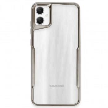Samsung Galaxy A06 Kılıf Boyi Silikon Kapak - Titan Gri