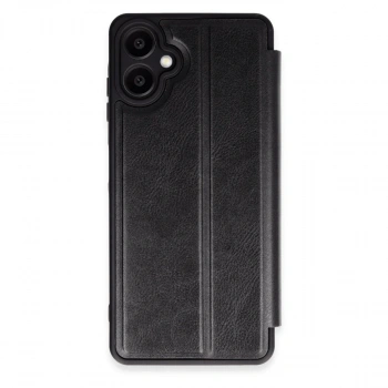 Samsung Galaxy A06 Kılıf Flip Cover - Siyah