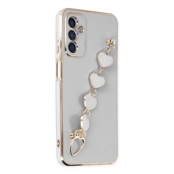 Samsung Galaxy A14 4g Kılıf Esila Silikon - Beyaz