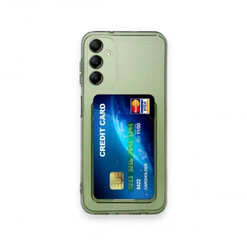 Samsung Galaxy A15 4g Kılıf Kart Şeffaf Silikon - Şeffaf