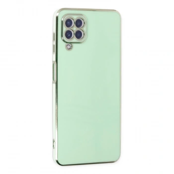 Samsung Galaxy A22 Kılıf Volet Silikon - Açık Yeşil