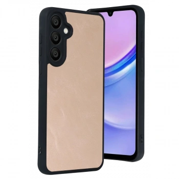 Samsung Galaxy A37 5g Aras Deri Kapak - Pudra