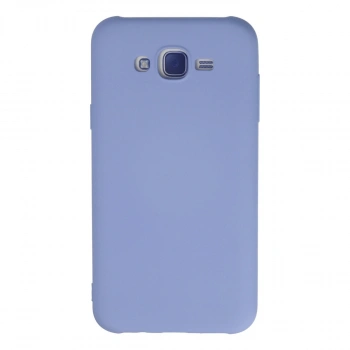 Samsung Galaxy J7 Kılıf Nano İçi Kadife Silikon - Lila