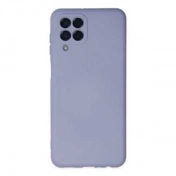 Samsung Galaxy M33 Kılıf Nano İçi Kadife Silikon - Lila