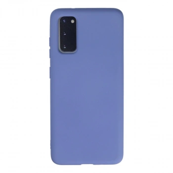 Samsung Galaxy S20 Kılıf Nano İçi Kadife Silikon - Lila