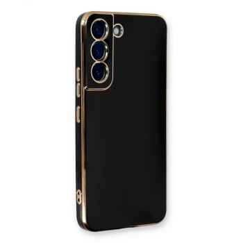 Samsung Galaxy S22 Plus Kılıf Volet Silikon - Siyah