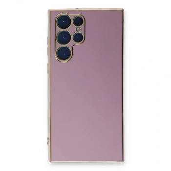 Samsung Galaxy S22 Ultra Kılıf Volet Silikon - Mor