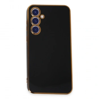 Samsung Galaxy S23 Fe Kılıf Volet Silikon - Siyah