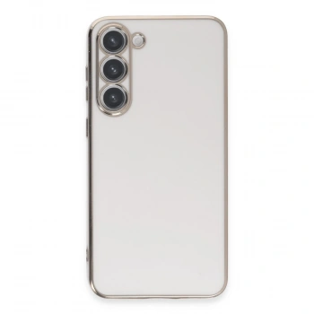 Samsung Galaxy S23 Kılıf Volet Silikon - Beyaz