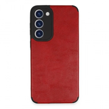 Samsung Galaxy S23 Plus Kılıf Loop Deri Silikon - Kırmızı