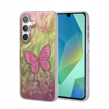 Samsung Galaxy S24 Fe Kılıf Blade Aynalı Desenli Kapak - Desen 5