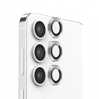 Samsung Galaxy S24 Fe Raze Metal Kamera Lens - Gri