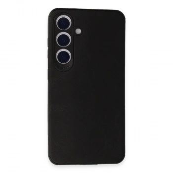 Samsung Galaxy S24 Kılıf Loop Deri Silikon - Siyah