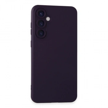 Samsung Galaxy S24 Kılıf Nano İçi Kadife Silikon - Mor