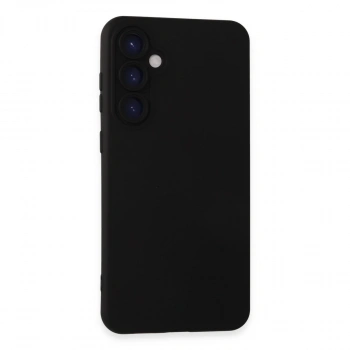 Samsung Galaxy S24 Plus Kılıf Nano İçi Kadife Silikon - Siyah