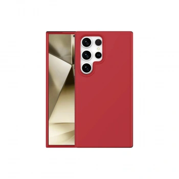 Samsung Galaxy S24 Ultra Kılıf First Silikon - Kırmızı