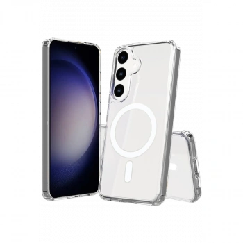 Samsung Galaxy S26 Plus Magneticsafe Şeffaf Silikon - Şeffaf