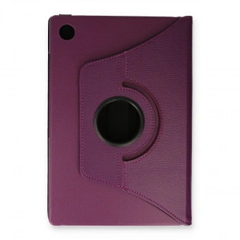 Samsung Galaxy Tab A9 Plus Kılıf 360 Tablet Deri Kılıf - Mürdüm