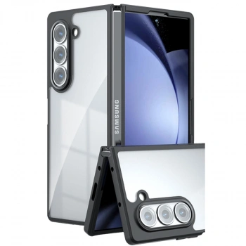 Samsung Galaxy Z Fold 5 Kılıf Blur Fold Kapak - Siyah