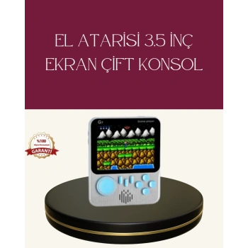 Şarjlı 3.5 İnç Retro Oyun Konsolu