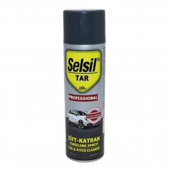 SELSİL TAR ZİFT - KATRAN TEMİZLEME SPREY 500ML KİR - YAĞ (5324)