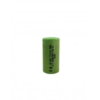 Sertec - 1.2v 750 Mah - 2/3aa - Ni-mh Şarjlı Pil - (başsız / Flat Head)