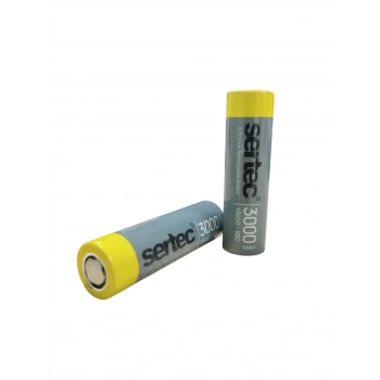 Sertec 18650 3.7v 3000 Mah 10c Li-ıon Şarjlı Pil