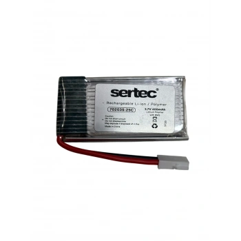 Sertec / 702035 / 3.7v - 400mah - 25c Beyaz Soket