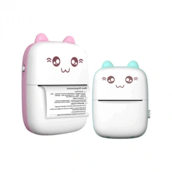 Sevimli Mini Taşınabilir Yazıcı Printer