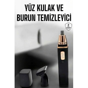 Seyahat Tipi Mini Taşınabilir Siyah Burun Kulak Yanak Kıl Ve Tüy Temizleme Makinesi