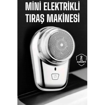 Seyahat Tipi Tıraş Makinesi Taşınabilir Kablosuz Mini Paslanmaz Çelik