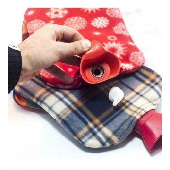 Sıcak Su Torbası 2 Litre Polar Kılıflı Termofor (5324)