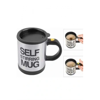 Sıcak Tutan Termos Bardak Kendi Kendini Karıştıran Mikser Kupa