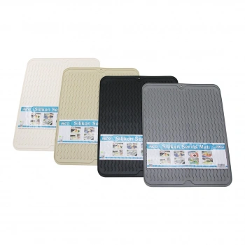 SİLİKON ÇOK AMAÇLI SERVİS MATI AMERİKAN SERVİS - BULAŞIK ALTLIK - NİHALE 30X40CM (5324)