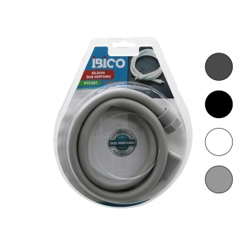 SİLİKON  DUŞ HORTUMU  1.5MT   VAKUMLU AMBALAJ   PASLANMAYA-SIZMAYA-BÜKÜLMEYE-KOPMAYA SON (5324)